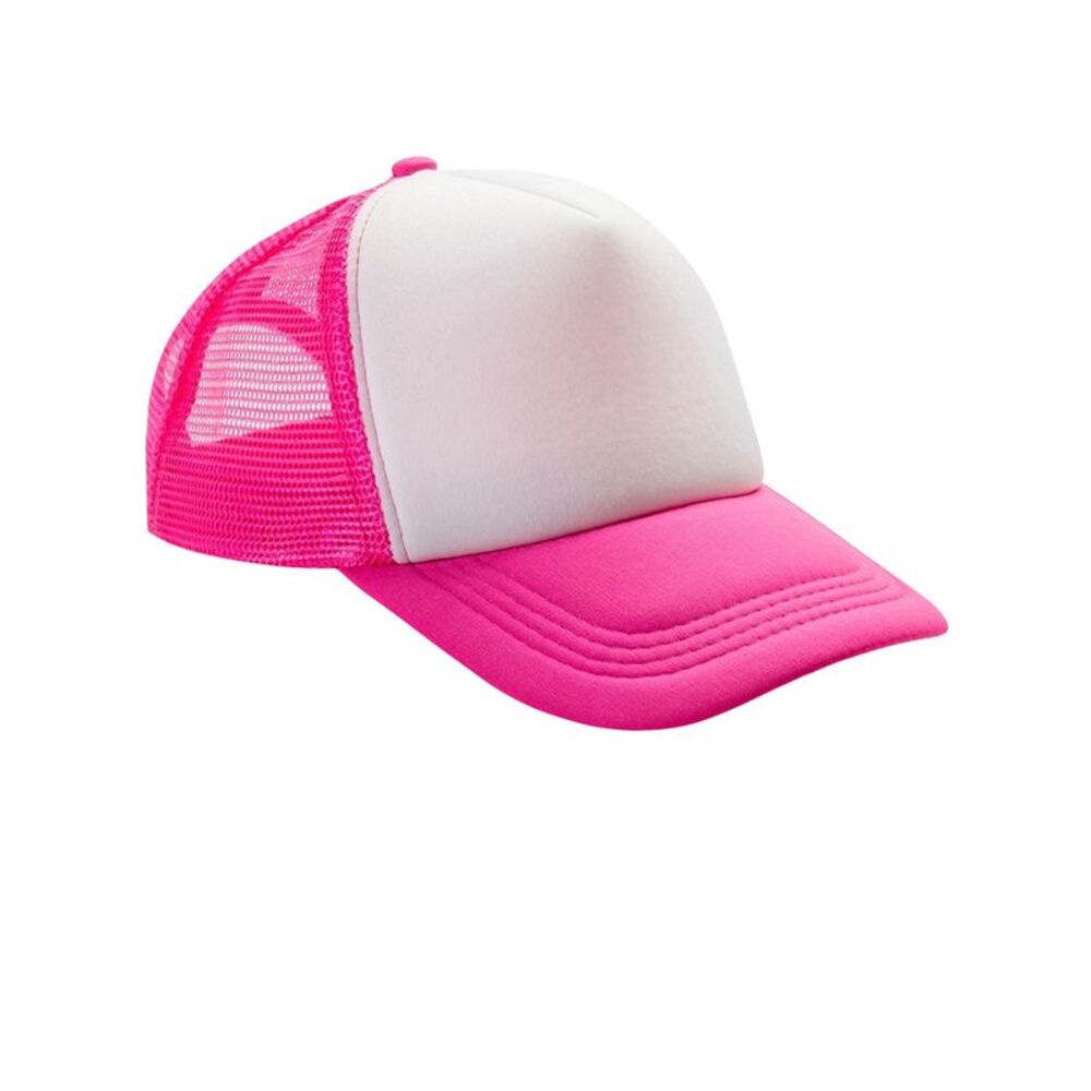 Result Detroit Trucker Cap / Flamingo Pink/White